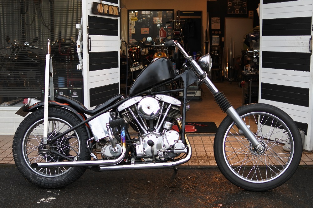 a1968　modelmotorcycle　Harley-Davidson earlyshovel　custom