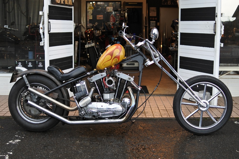 a1967　modelmotorcycle　Harley-Davidson ironshovel　custom
